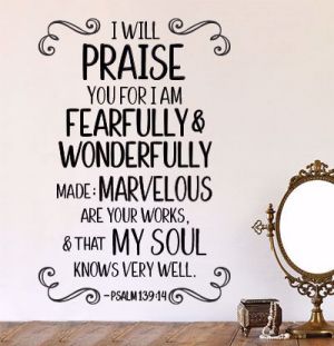 Wonderfully Made Wall Decal