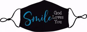 Smile God Loves You Face Mask #1