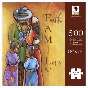 Family Love  Afrocentric Jigsaw Puzzle