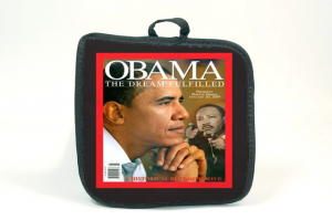 President Barack Obama The Dream Black Art Pot holder