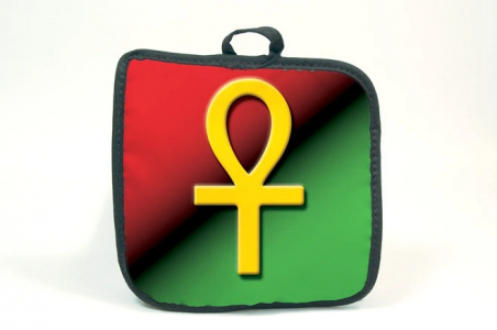 Ankh African American Pot holder