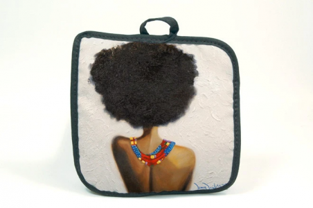Reflections Within African American Pot holder