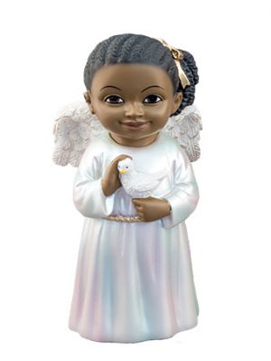Peace African American Cheerful Cherub