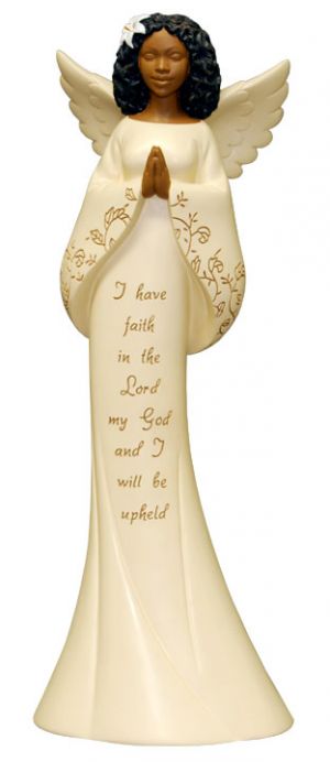 Faith Angel African American Figurine