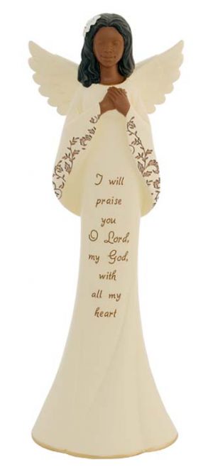 Praise Angel African American Figurine