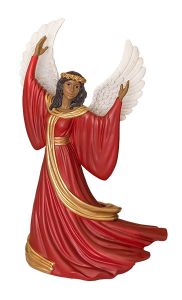Angel Rejoicing African American Figurine