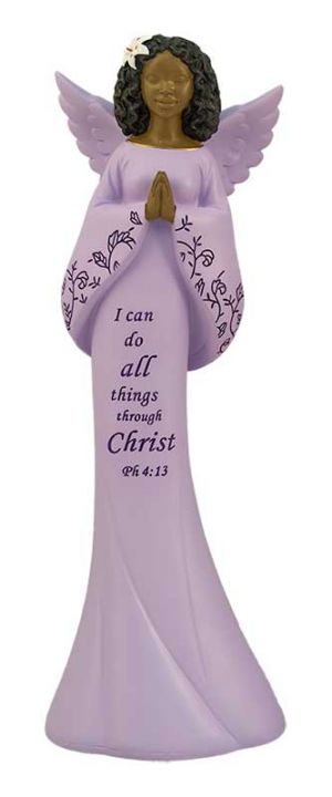 I can do all things Phil 4:13  African American Figurine