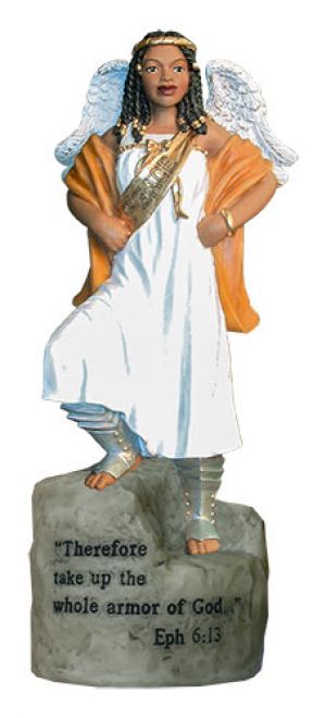 Peace Armor of the Lord African American Figurine