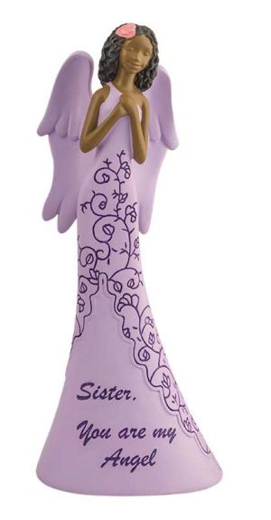 Sister you are an angel African American Figurine