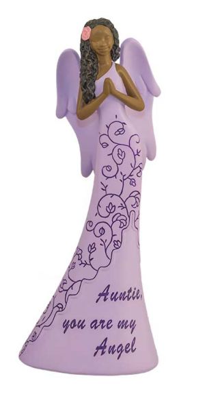 Auntie you are an angel African American Figurine