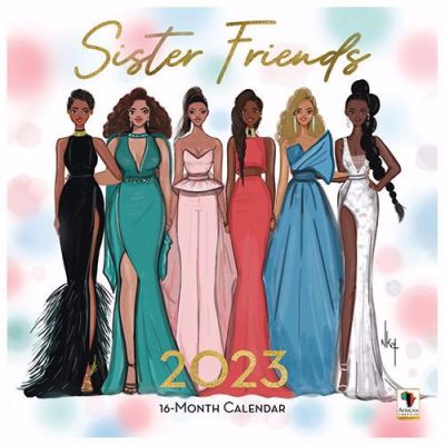 Sister Friends 2023 Black Art Calendar