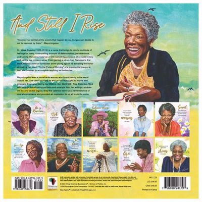 Still I Rise Maya Angelou 2023 black art calendar #2