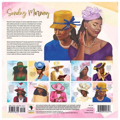 Sunday Morning 2023 Black Art Calendar #2