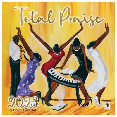 Total Praise 2023 Black Art Calendar #1