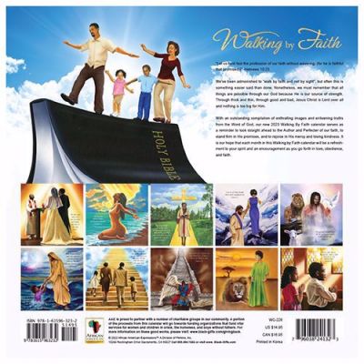 Walking By Faith 2023 Black Art Calendar #2