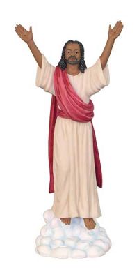 Black Jesus Ascends to Heaven Figurine