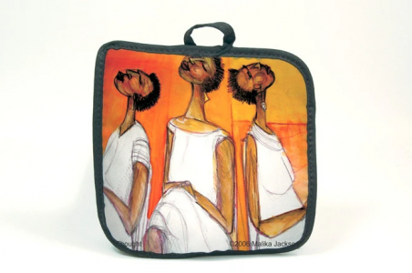 In Thought African American Pot holder
