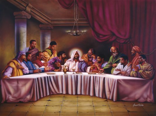 Last Supper 1000pc Black Art Puzzle