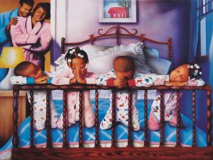 Their Nightly Prayers 500pc Black Art Puzzle