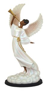 Heavenly Sound the Trumpet African American Figurine