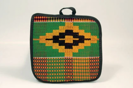 Kente Cloth African American Oven Pot holder