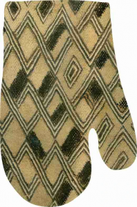 Kuba Cloth African American Oven Mitt