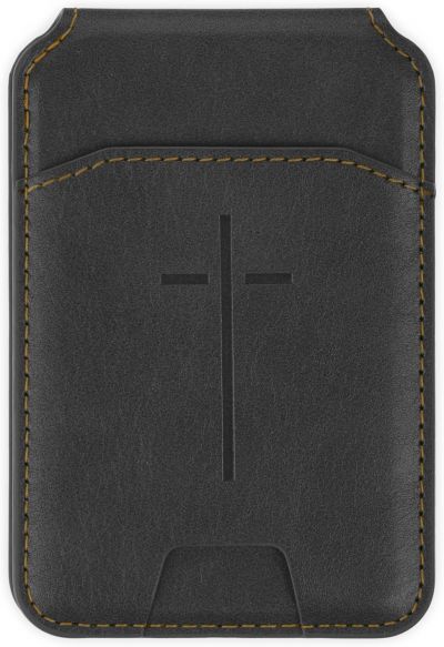 Cross Black Faux Leather Phone Wallet with Stand
