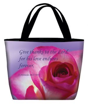 Give Thanks 2 Chr 20:21 HandBag