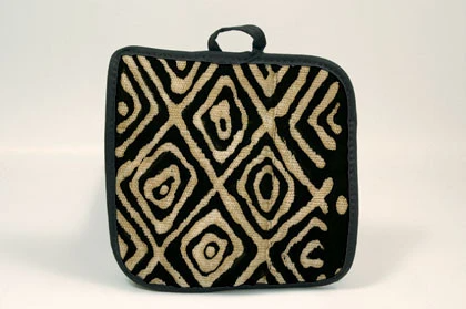 Mud Cloth Black African American Pot holder