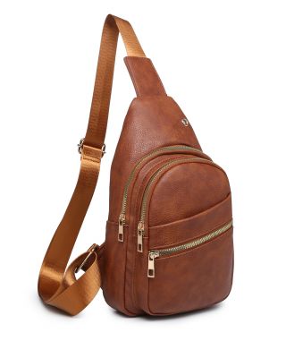 Brown Leather Sling Bag