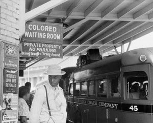 Segregated Bus Stop Durham North Carolina 1940 Black Art