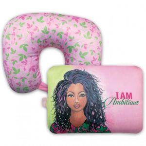 I Ambitious African American Convertible Neck Pillow #1