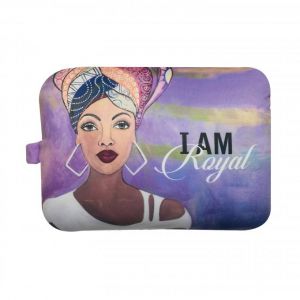 I Am Royal African American Convertible Neck Pillow #2