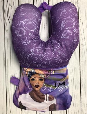 I Am Royal African American Convertible Neck Pillow #6