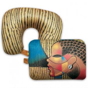 Composite Of A Woman African American Convertible Neck Pillow #1
