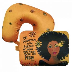 Soul On Fire African American Convertible Neck Pillow #1
