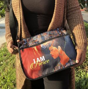 I Am Fierce Afrocentric Crossbody Bag #3