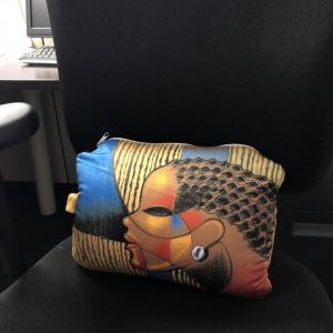 Composite Of A Woman African American Convertible Neck Pillow #3