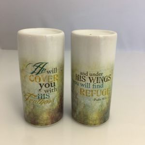 You Will Find Refuge Salt & Pepper Shakers