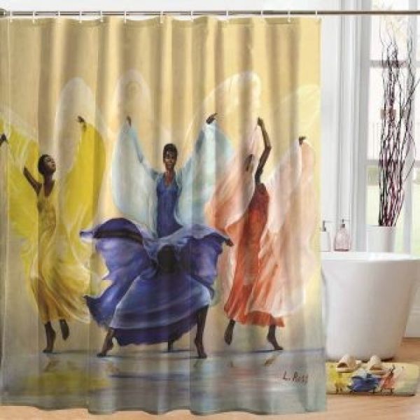 Butterflies Designer Shower Curtain