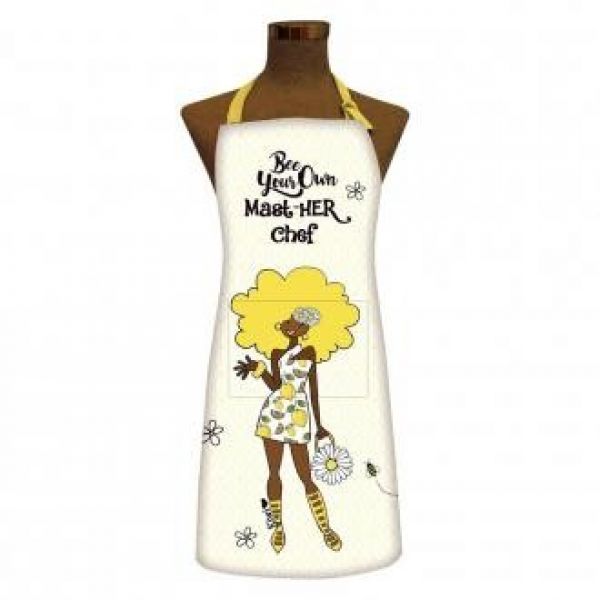 Bee Your Own MastHER Chef Apron African American Apron