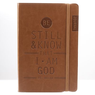 Be Still & Know Tan Flexcover Journal Psalm 46:10