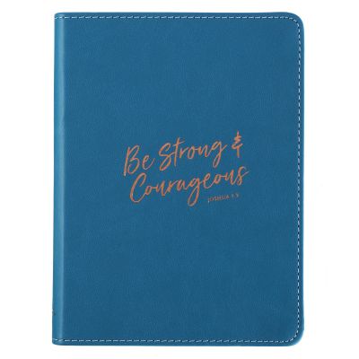 Be Strong & Courageous uxLeather Journal Joshua 1:9