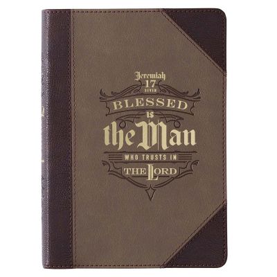 Blessed is the Man Faux Leather Classic Journal Jeremiah 17:7