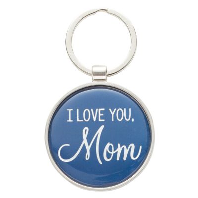 I Love You Mom Key Ring
