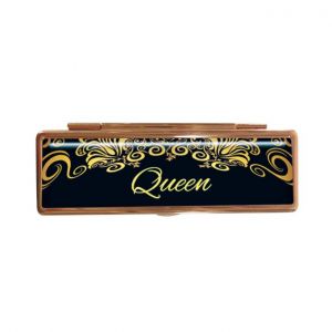 Black Queen Afrocentric Lipstick Mirror Case