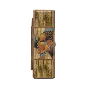 Composite Woman Afrocentric Lipstick Mirror Case