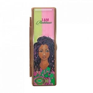 I Am Ambitious Afrocentric Lipstick Mirror Case