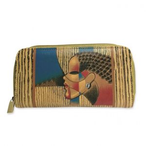 Composite Of A Woman African American Long Wallet #1