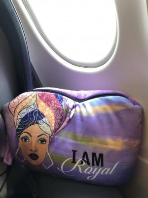 I Am Royal African American Convertible Neck Pillow #3